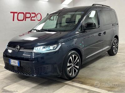 Usata VW Caddy Style 122 CV (89 kW) 2021 Blu Monovolume