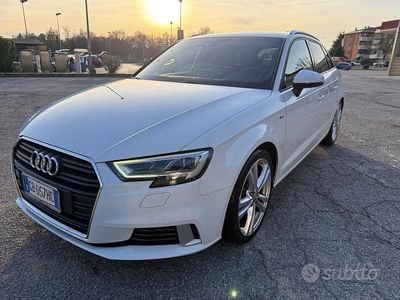 Usata Audi A3 Admired 150 CV (110 kW) 2019 Bianco Berlina