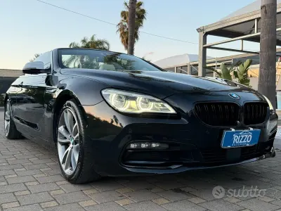 Begagnad BMW 640 Cabriolet Efficient Dynamics 313 HK (230 kW) 2016 Svart Cab