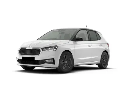 Nuova Skoda Fabia 95 CV (69 kW) 2026 Bianco luna metallizzato nero tulipano p Utilitaria