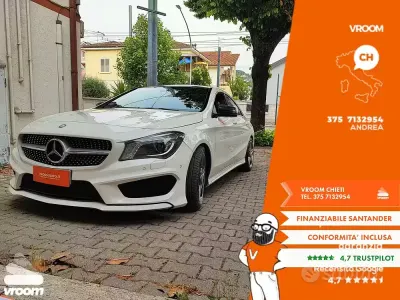 Usata Mercedes CLA200 136 CV (100 kW) 2015 Bianco Berlina