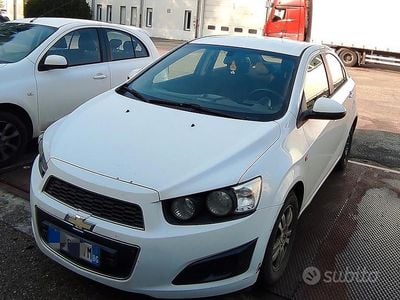 Usata Chevrolet Aveo LT 75 CV (55 kW) 2012 Bianco Berlina