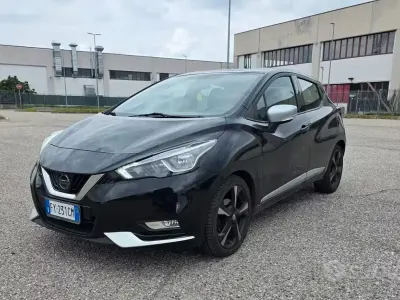 Usata Nissan Micra N-Connecta 90 CV (66 kW) 2019 Nero Utilitaria