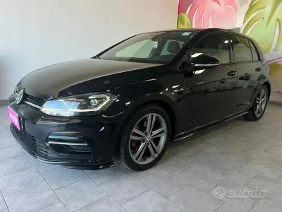 Usata VW Golf VII R-line 150 CV (110 kW) 2018 Nero Berlina
