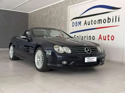 Usata Mercedes SL55 AMG AMG 500 CV (367 kW) 2003 Blu/azzurro Cabrio