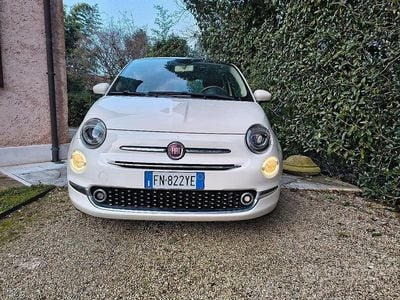 Usata Fiat 500 Lounge 69 CV (50 kW) 2018 Bianco Utilitaria
