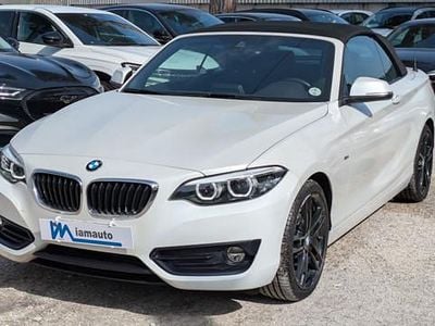 Usata BMW 218 Advantage 150 CV (110 kW) 2018 Bianco Cabrio