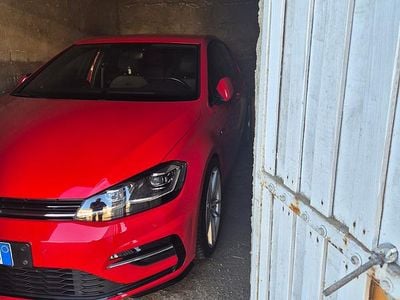 Usata VW Golf VII R-line 2018 Rosso