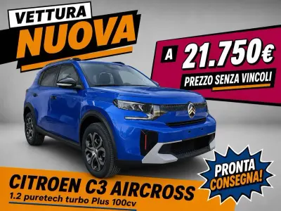 Nuova Citroën C3 Aircross PureTech 101 CV (74 kW) 2026 Bright blue SUV
