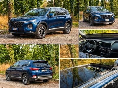 Usata Hyundai Santa Fe 200 CV (147 kW) 2019 Blu SUV