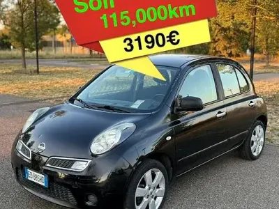 Usata Nissan Micra 78 CV (57 kW) 2010 Nero Utilitaria