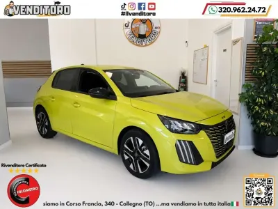 Usata Peugeot 208 Allure 102 CV (75 kW) 2024 Giallo Utilitaria