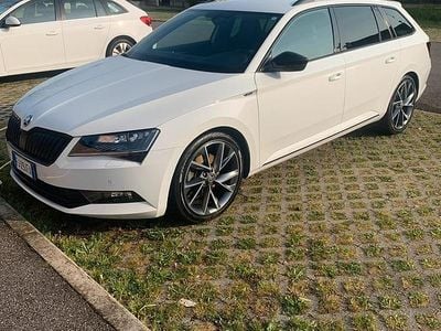 Usata Skoda Superb SportLine 2017 Bianco Station wagon