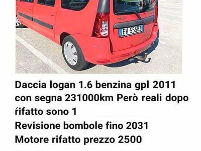 Usata Dacia Logan 84 CV (61 kW) 2011 Rosso Station wagon