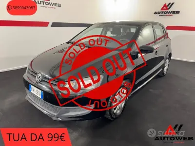 Usata VW Polo Comfortline 75 CV (55 kW) 2012 Nero Utilitaria