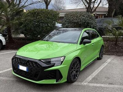 Usata Audi RS3 Ambiente 400 CV (294 kW) 2025 Verde Berlina