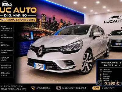 Usata Renault Clio IV 90 CV (66 kW) 2019 Grigio Berlina