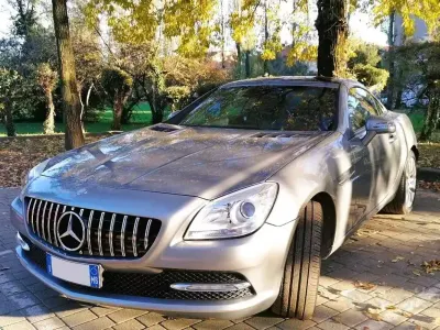 Usata Mercedes SLK250 204 CV (150 kW) 2012 Grigio Cabrio