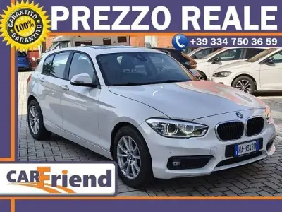 Usata BMW 120 Advantage 184 CV (135 kW) 2018 Bianco Utilitaria