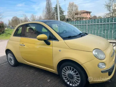 Usata Fiat 500 2009 Giallo Cabrio