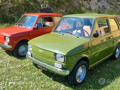 Usata Fiat 126 1970 Rosso Utilitaria