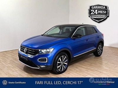 Usata VW T-Roc Style 116 CV (85 kW) 2018 Blu ravenna SUV