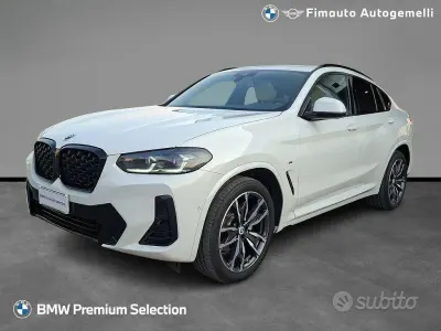Usata BMW X4 M Sport 184 CV (135 kW) 2023 Bianco / pastello SUV