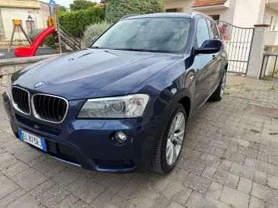 Usata BMW X3 184 CV (135 kW) 2012 Blu/azzurro SUV