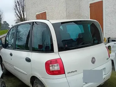 Usata Fiat Multipla 103 CV (75 kW) 2009 Bianco Monovolume