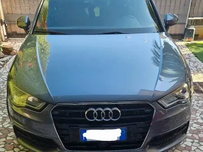 Usata Audi A3 S-Line 110 CV (80 kW) 2015 Grigio Berlina