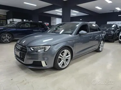 Usata Audi A3 S-Line 116 CV (85 kW) 2018 Grigio Berlina