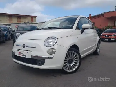 Usata Fiat 500 Lounge 69 CV (50 kW) 2008 Bianco Berlina
