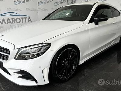 Usata Mercedes C300 Premium Plus 245 CV (180 kW) 2018 Bianco Coupé