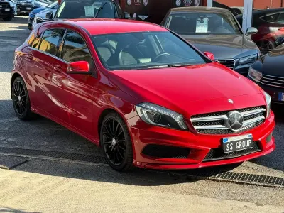 Usata Mercedes A200 Premium 136 CV (100 kW) 2014 Rosso Utilitaria