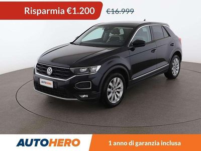 Usata VW T-Roc Advance 116 CV (85 kW) 2018 Nero SUV