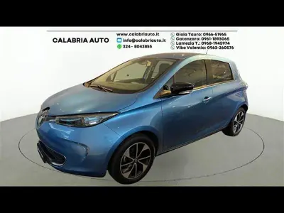 Usata Renault Zoe Intens 80 kW (109 CV) 2018 Blu chiaro Utilitaria