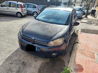 Usata VW Golf VI Highline 105 CV (77 kW) 2010 Nero Utilitaria