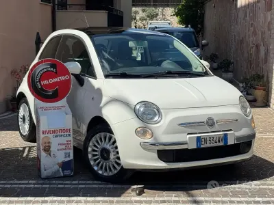 Brugt Fiat 500 Lounge 69 HK (50 kW) 2012 Hvid Sedan