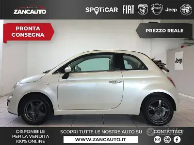 Usata Fiat 500C Lounge 86 CV (63 kW) 2012 Bianco Cabrio