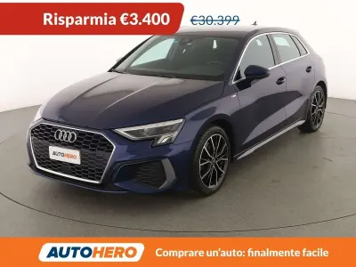 Usata Audi A3 S-Line 150 CV (110 kW) 2023 Blu/azzurro Berlina