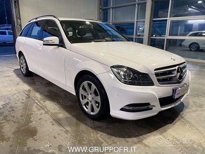 Usata Mercedes C200 Elegance 136 CV (100 kW) 2013 Bianco Station wagon