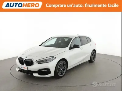Usata BMW 118 Sport Line 140 CV (102 kW) 2019 Bianco Utilitaria