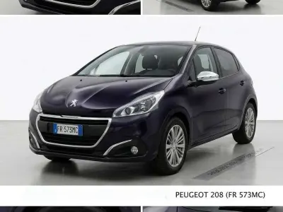 Usata Peugeot 208 Allure 75 CV (55 kW) 2018 Blu/azzurro Utilitaria