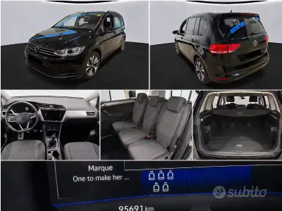 Usata VW Touran Move 122 CV (89 kW) 2024 Nero Monovolume