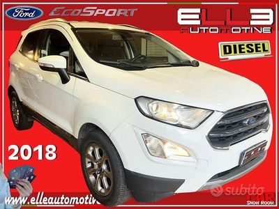 Usata Ford Ecosport Titanium 99 CV (72 kW) 2018 Bianco SUV