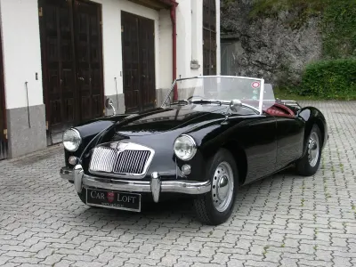 Usata MG MGA 68 CV (50 kW) 1956 Nero Cabrio