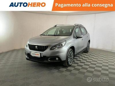 Usata Peugeot 2008 Active 100 CV (73 kW) 2017 Grigio SUV