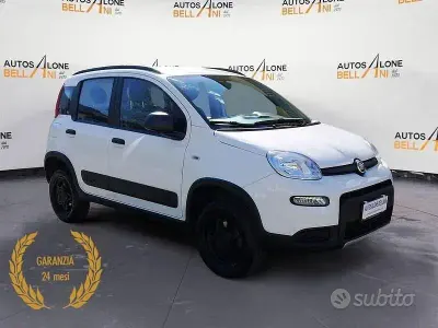 Usata Fiat Panda 4x4 Wild 86 CV (63 kW) 2022 Bianco Utilitaria