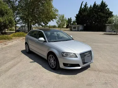 Usata Audi A3 Sportback 105 CV (77 kW) 2010 Grigio Utilitaria