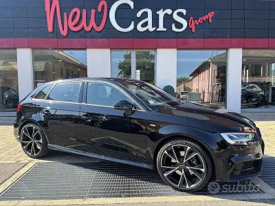 Usata Audi A3 S-Line 150 CV (110 kW) 2019 Nero Berlina